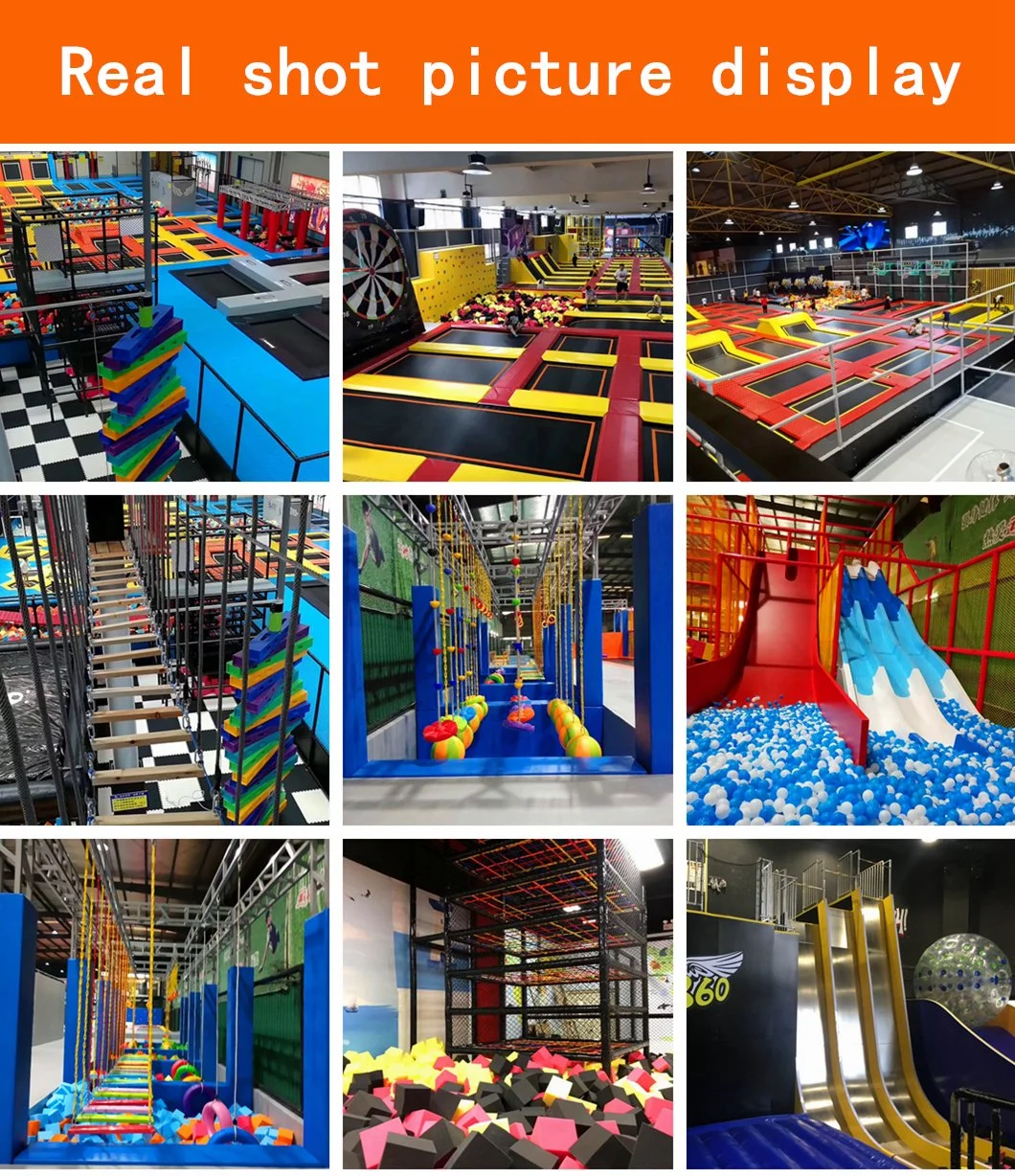 Indoor Adult Sports Trampoline Park Equipment Kids Fitness Playground