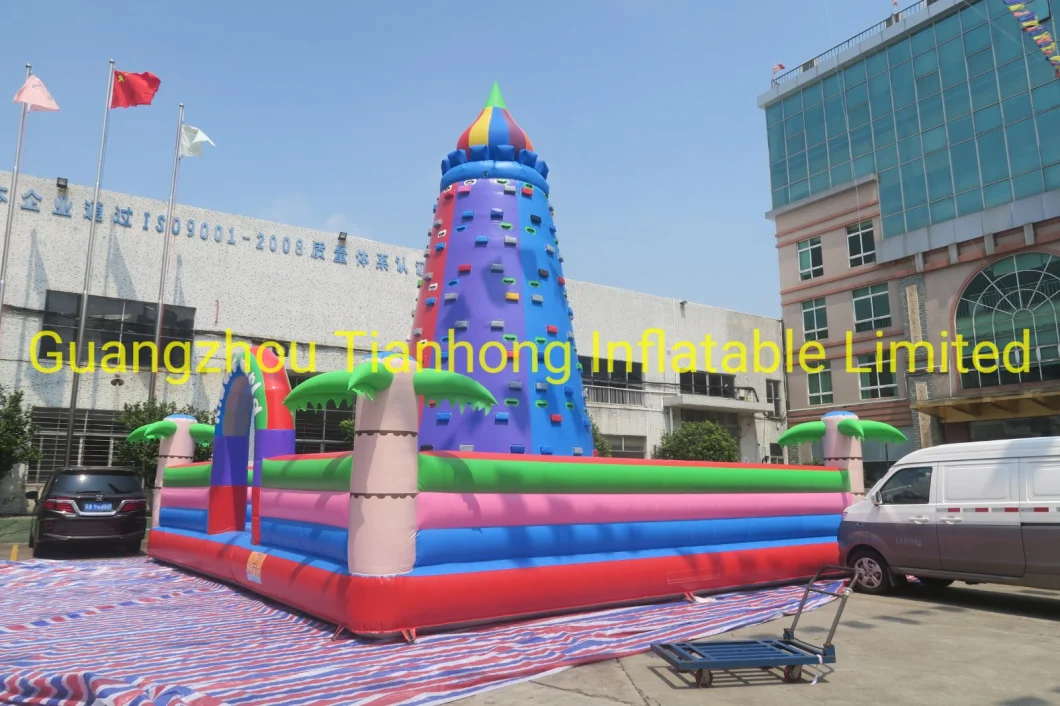 9X9X10m Giant Commercial Inflatable Rock Climbing Wall