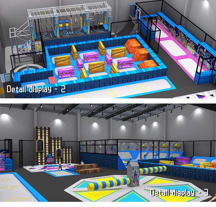 1000sqm Indoor Sports Adults Fun Park Commercial Trampoline Park