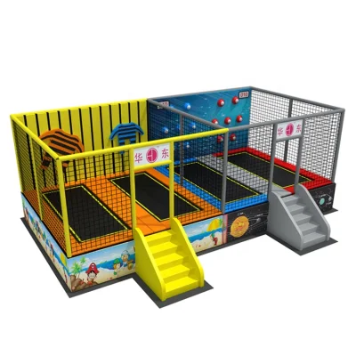 Parco trampolino indoor Funny Bounce Sports su misura e conveniente per bambini e adulti