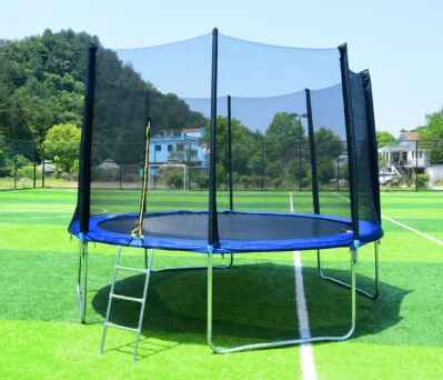 Trampolino per bambini con imbottitura a molla in PVC per fitness all'aperto, rimbalzo combinato